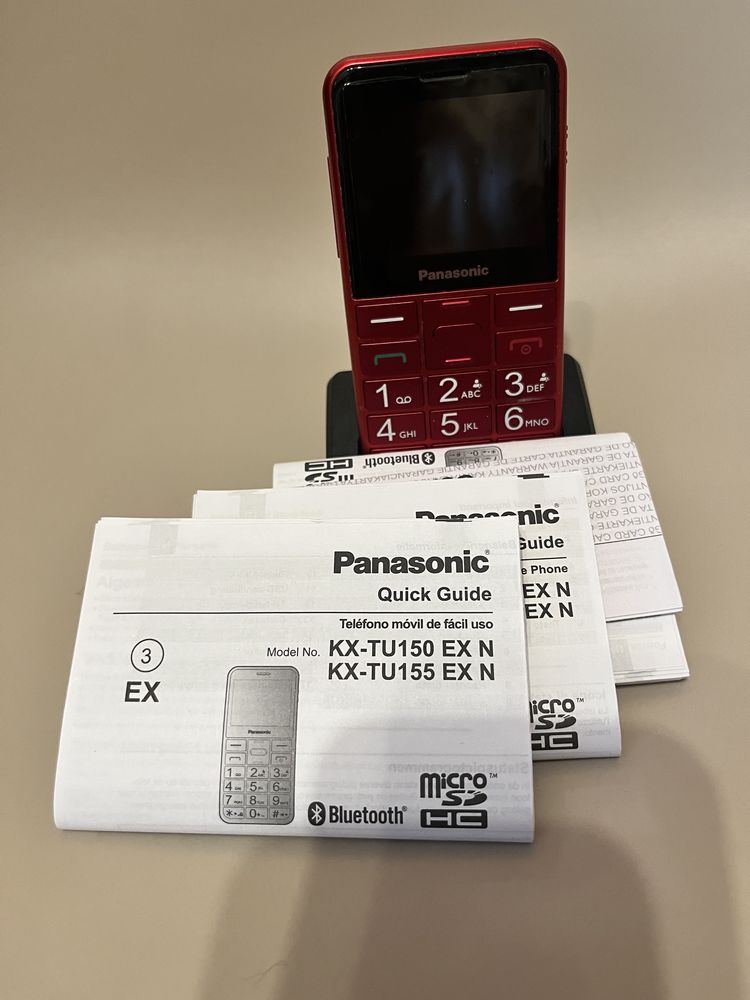 Telefon Panasonic KX-TU 155 EXRN - dla seniora