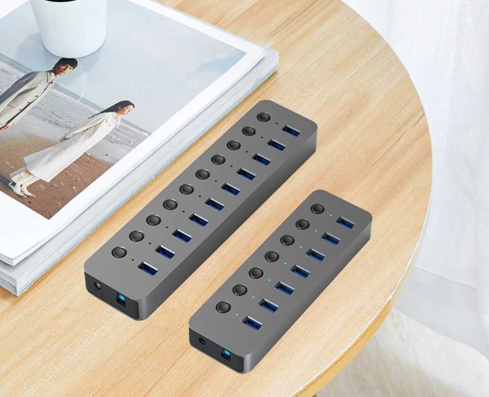 USB hub Blueendless USB 3.0 концентратор 7 10 портов USB хаб