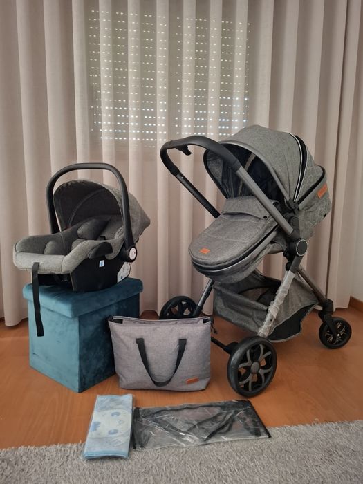 Carrinho trio de bebe