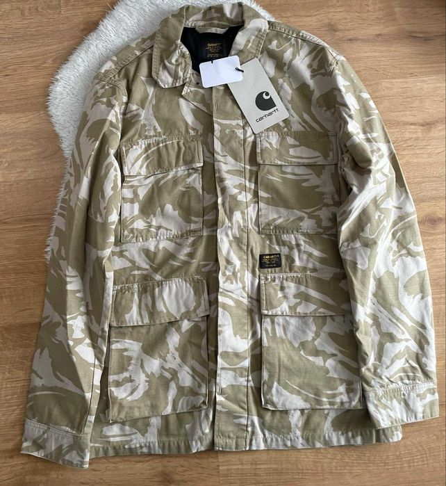 Carhartt Kurtka wiosenna beżowa m wzory moro męska
