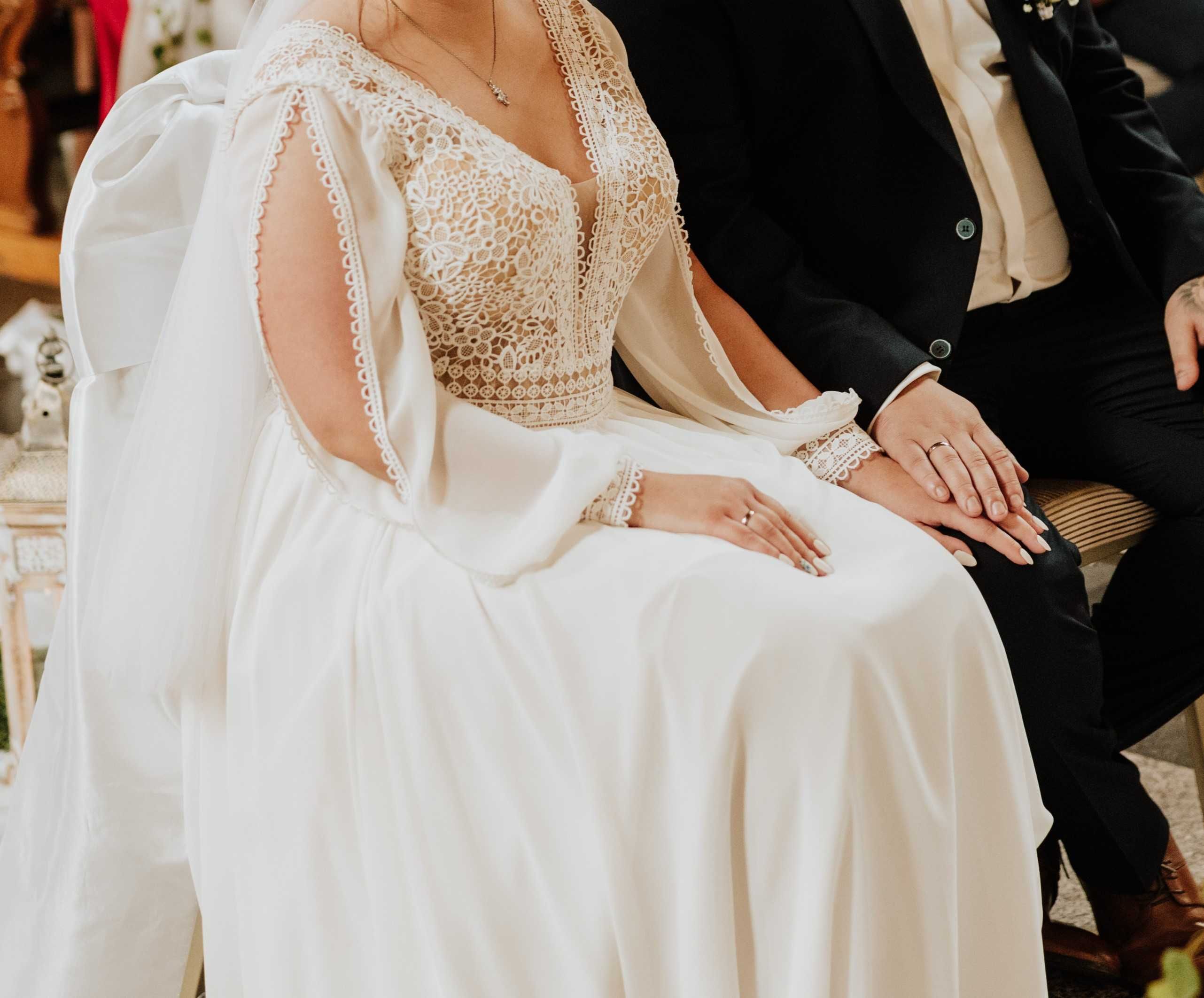 Suknia ślubna boho