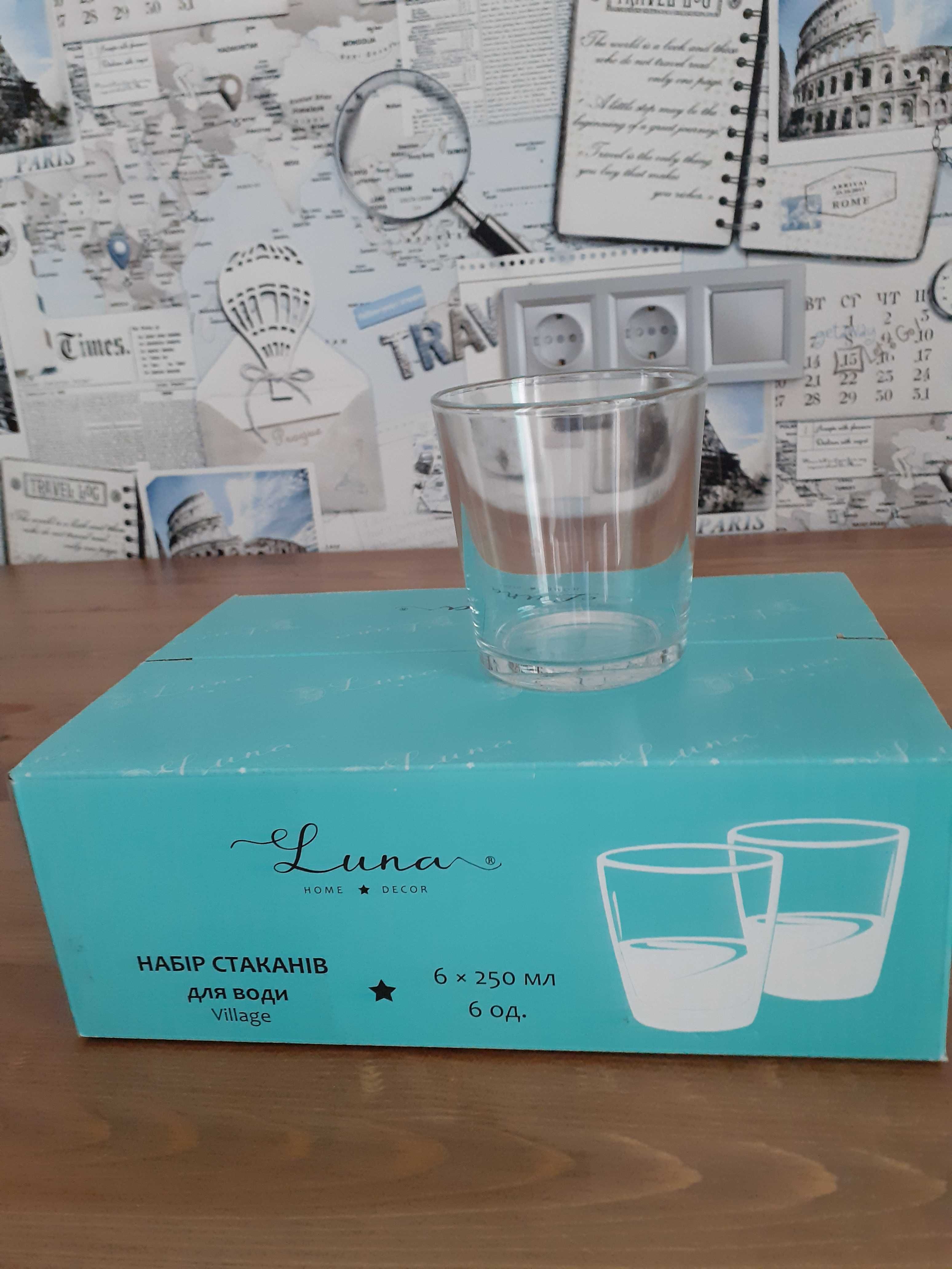 Набір стаканів для води Luna