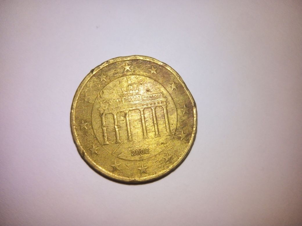 Moneta kolekcjonerska 50 euro cent 2002 r. Niemcy