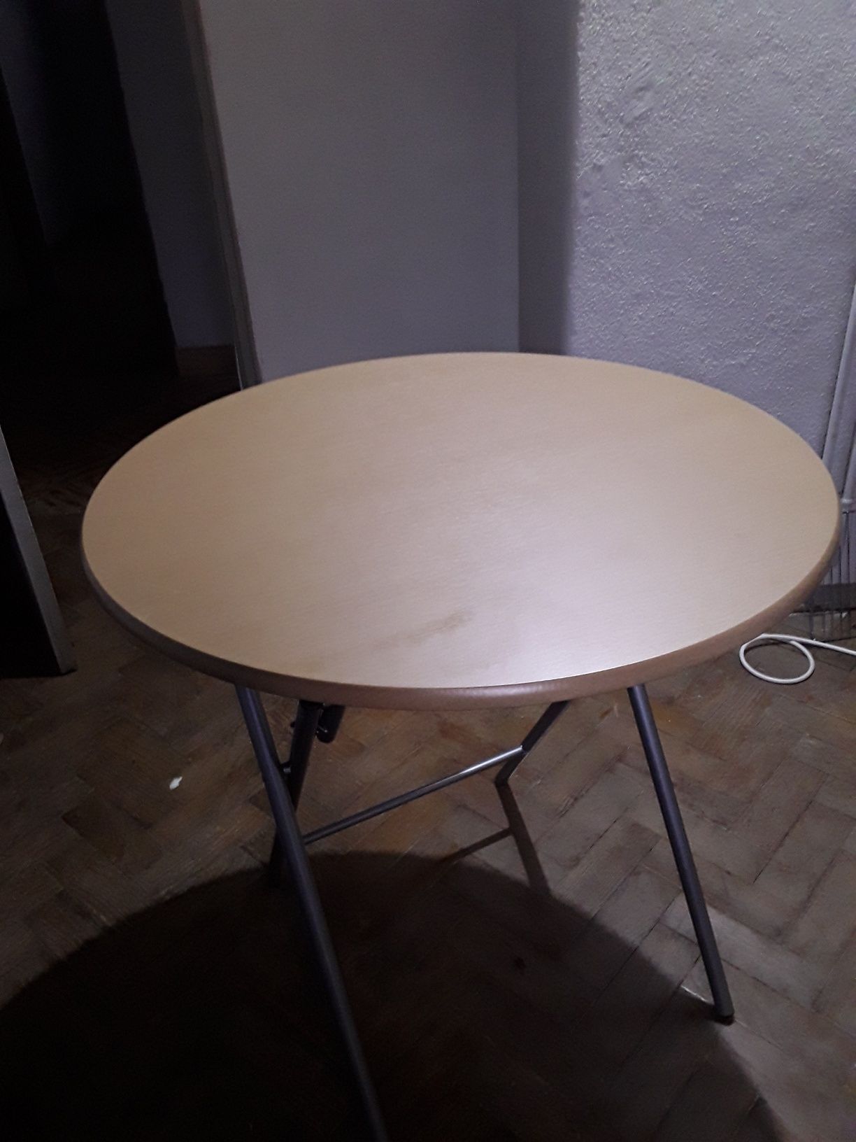 Mesa redonda  dobravel