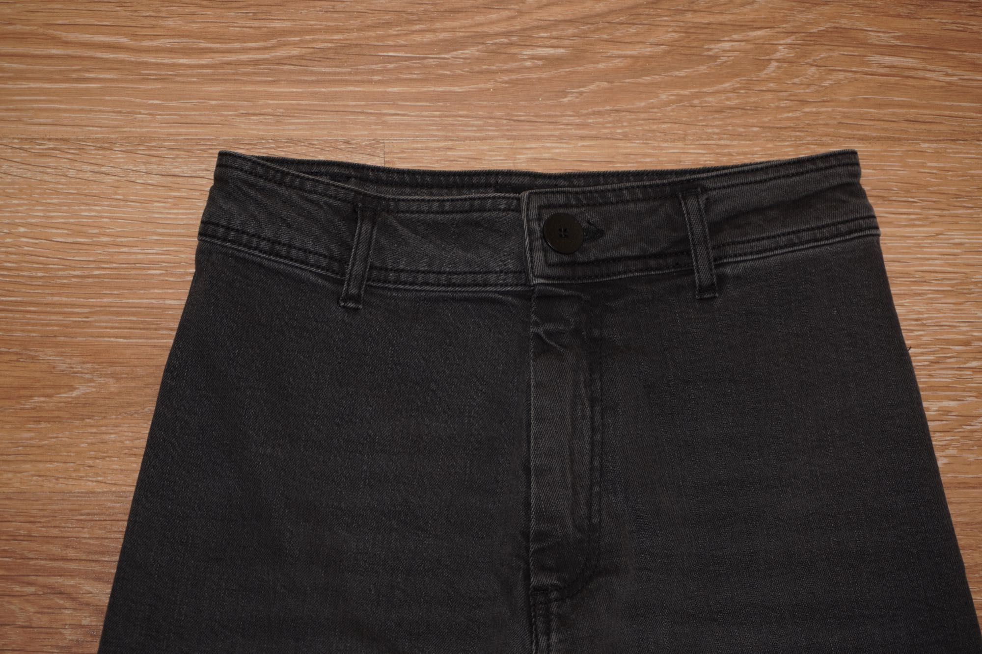 Графитовые джинсы клеш zara