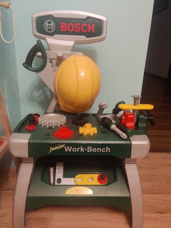 Bosch Work-Bench Junior zabawkowy stół warsztatowy narzędzia warsztat
