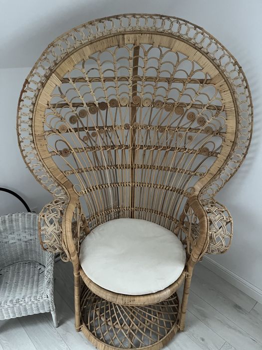 Fotel  rattanowy paw peacock Emmanuelle