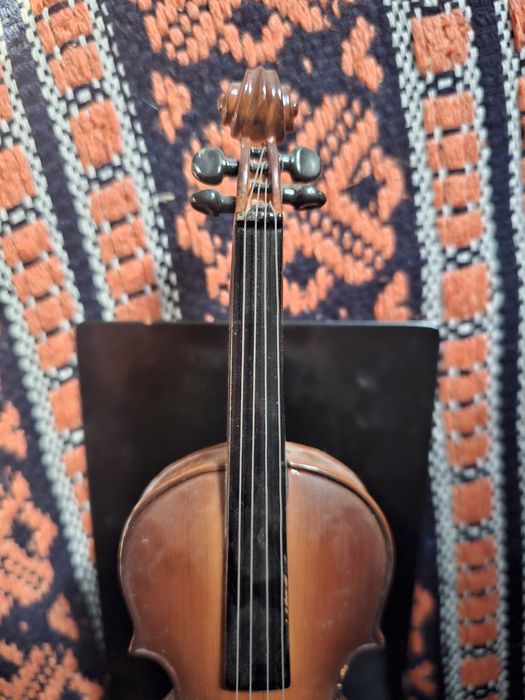 Stare skrzypce niemieckie miniaturowe skrzypce dekoracja skrzypce