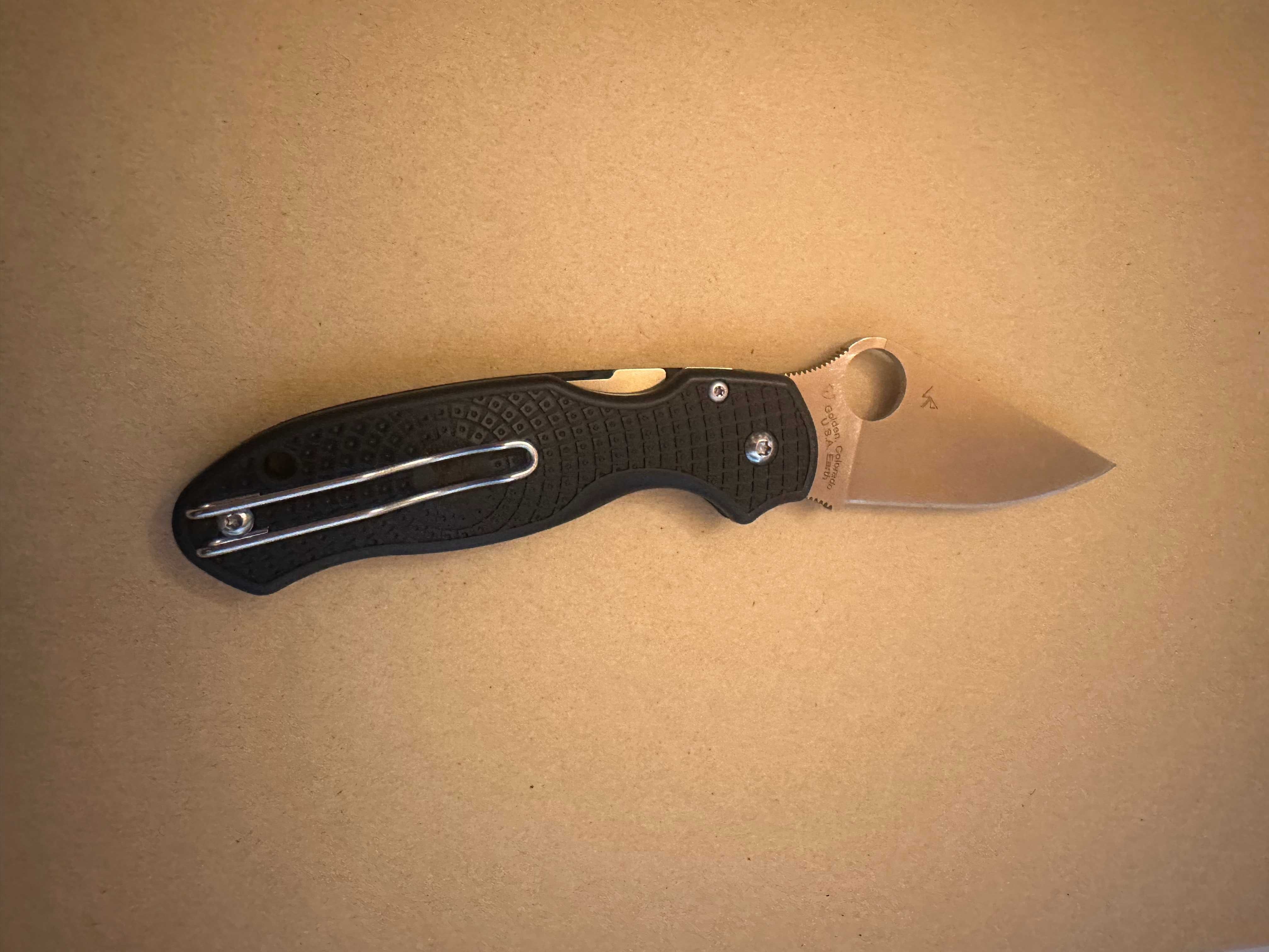 Sprzedam nóż Spyderco Para 3 FRN C223PBK