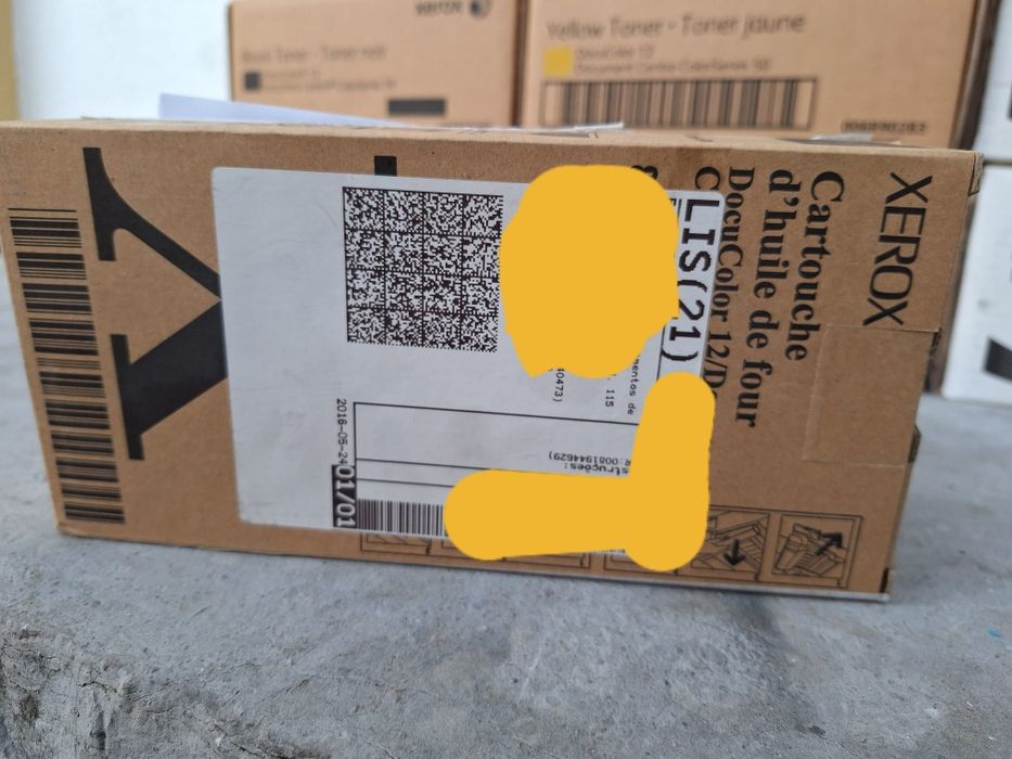 Toners, escova, depósito e óleo XEROX Docucolor12