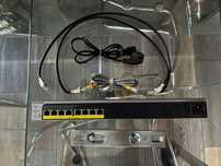 Netgear Switch Plus zarzadzalny GS408EPP 124W budzet poe 8 portow LAG