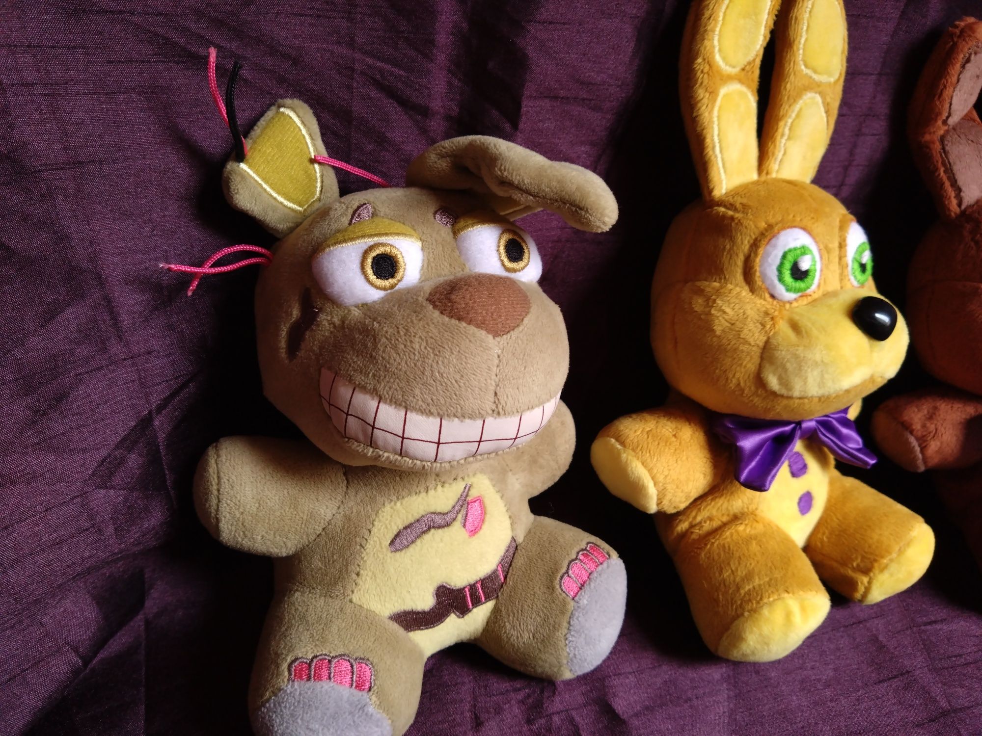 Pluszaki Maskotki FNAF Spring Bonnie Springtrap Phantom Foxy Chocolate