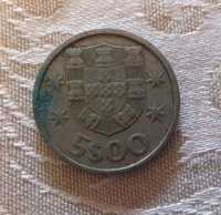 Moeda de escudo de 5$00 de 1969