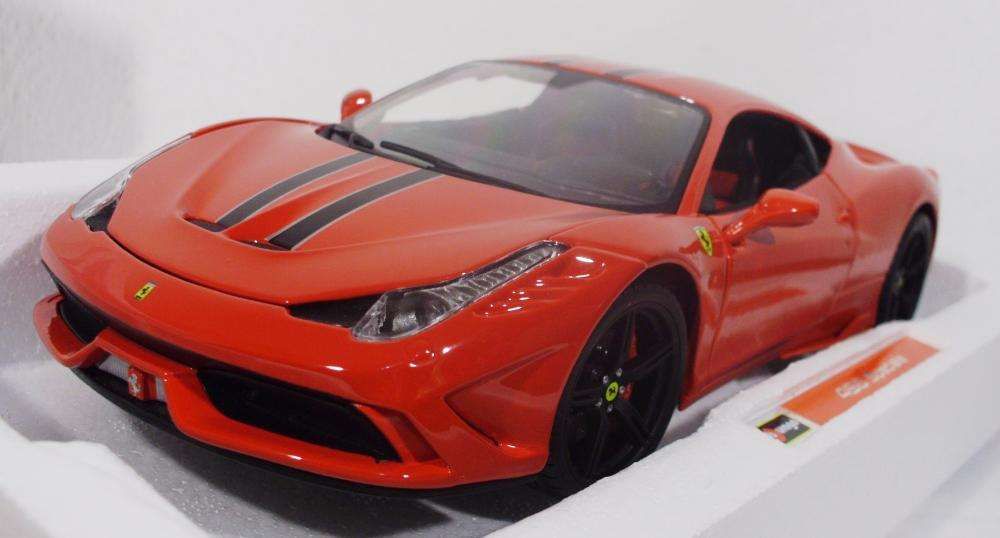 1/18 TOP PREÇO Ferrari 458 Specialle Bburago Signature - NOVO