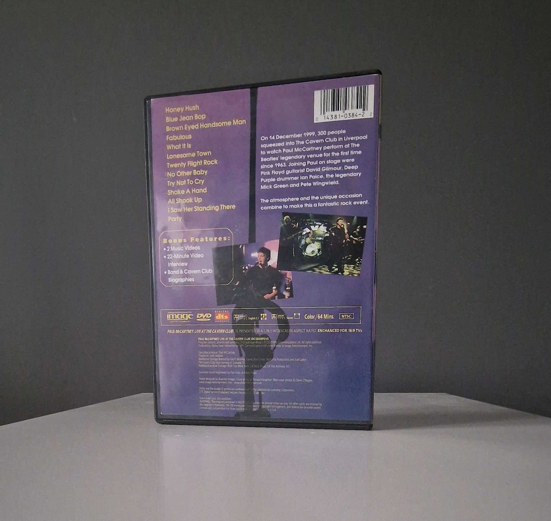 DVD Paul McCartney "Live at The Cavern Club"