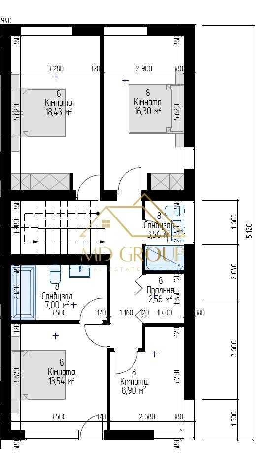 ДРАМТЕАТР/4к будинок (дуплекс) 160 м2/Гараж, газ/Ділянка 2.5 сотих