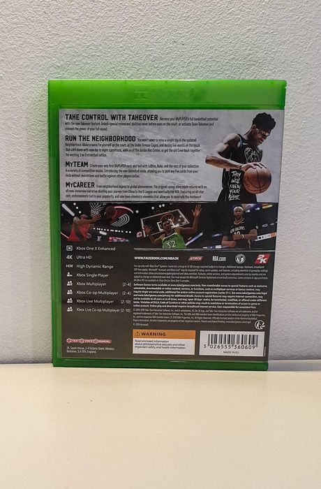 Gra NBA 2K19 2019 Xbox One 3xAng