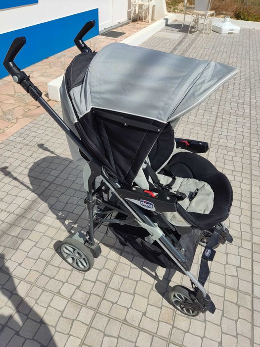 Carrinho bebé Trio Living Chicco + Cadeira papa Chicco