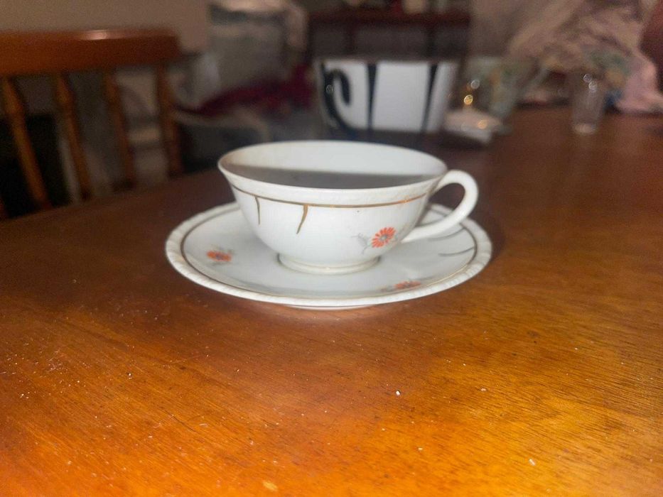 Vista Alegre conjunto de chá 27 peças anos 20 a 40