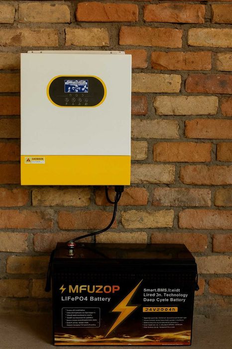 Комплект автономного питания 3,5 кВт + LiFePO₄ аккумулятор 2,4 Wi-Fi