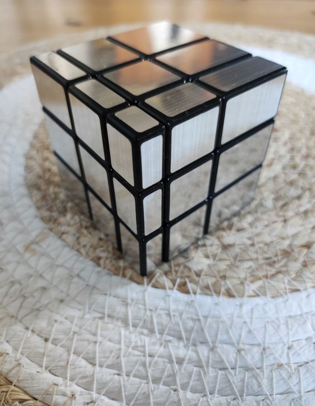 Kostka logiczna mirror cube silver