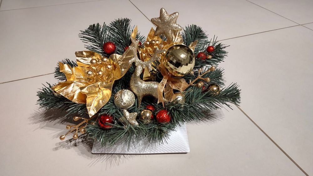 Stroik świąteczny do domu lub na cmentarz