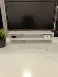 Base suporte de monitor branca