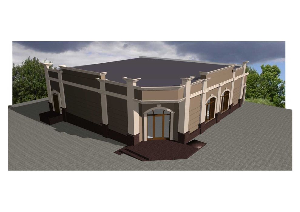 Сучасна комерційна будівля, Кропивницький ідеальна локація для бізнесу