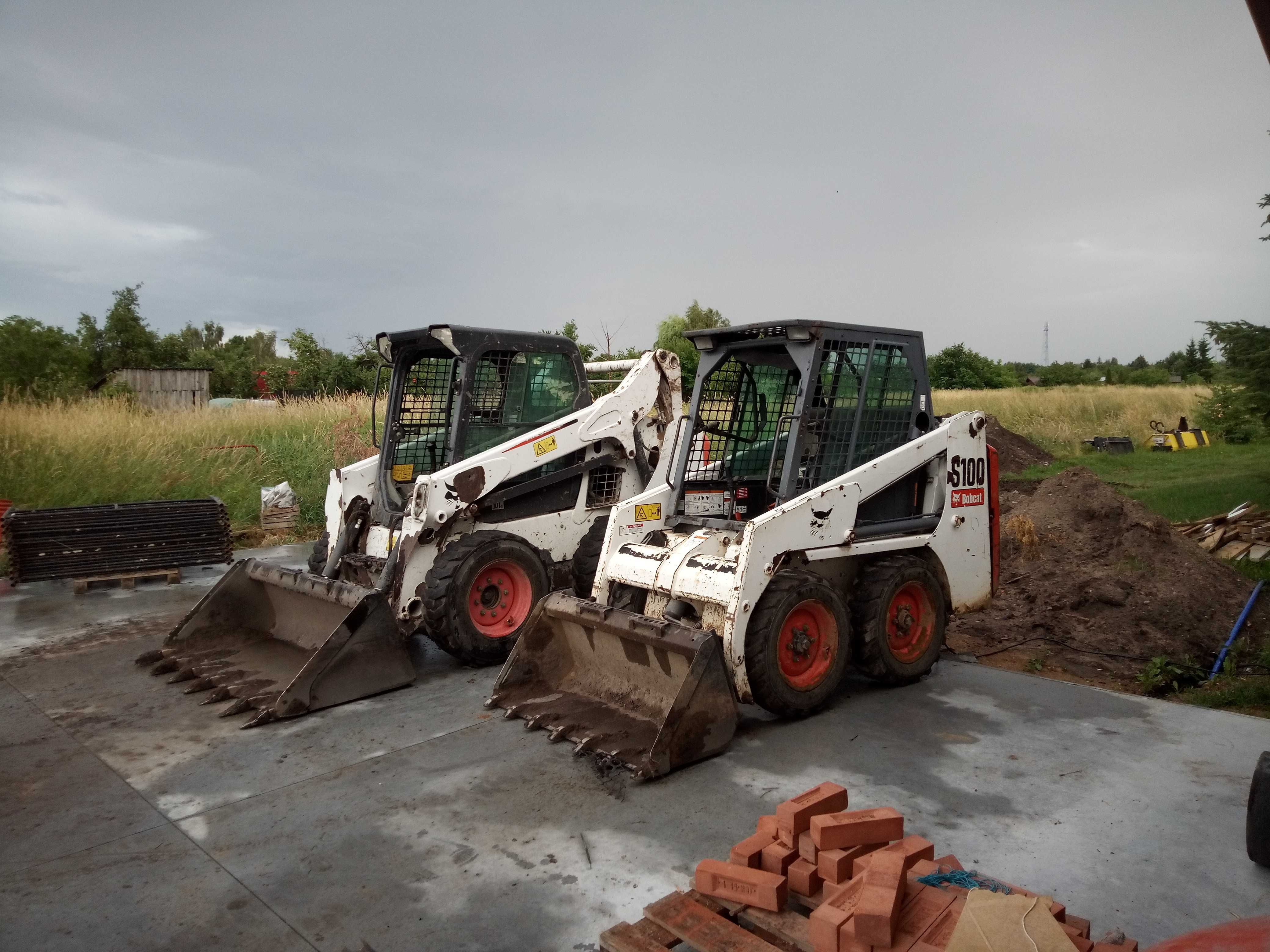 Bobcat mini ładowarka Kubota mini koparka Wynajem