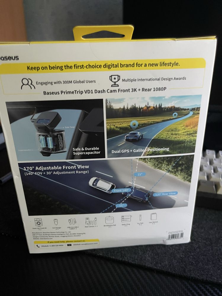 Видеорегистратор Baseus DashCam