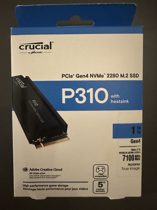 Crucial ssd p310 1tb 2280 CT1000P310SSD5