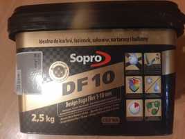 Fuga DF10 piaskowo-szary + brokat Sopro