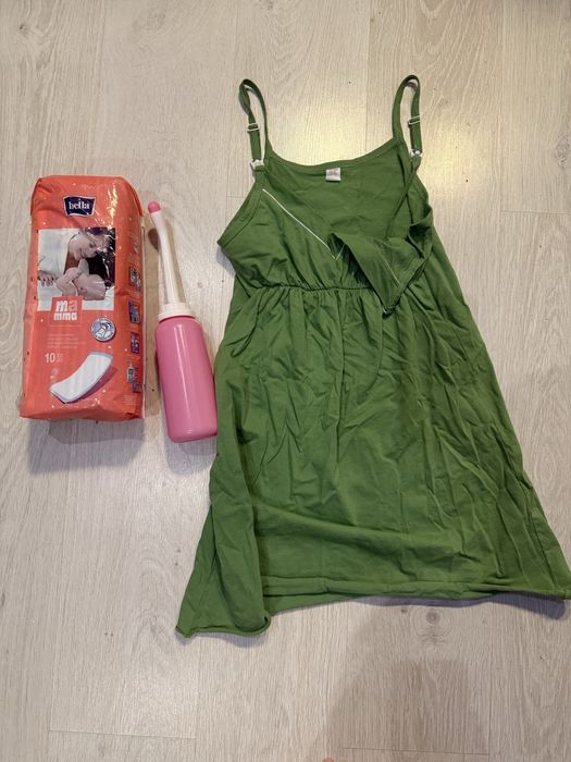 Набір в пологовий (прокладки, портативне біде, сорочка)