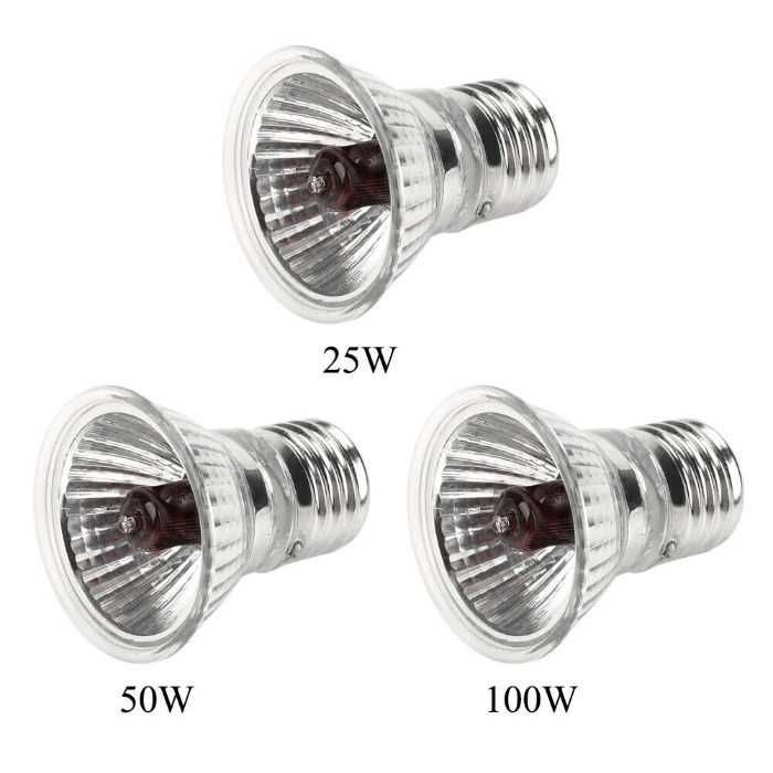 Lâmpadas para terrários (220-110 volts, 50.60.75.100.150 watts) NOVAS