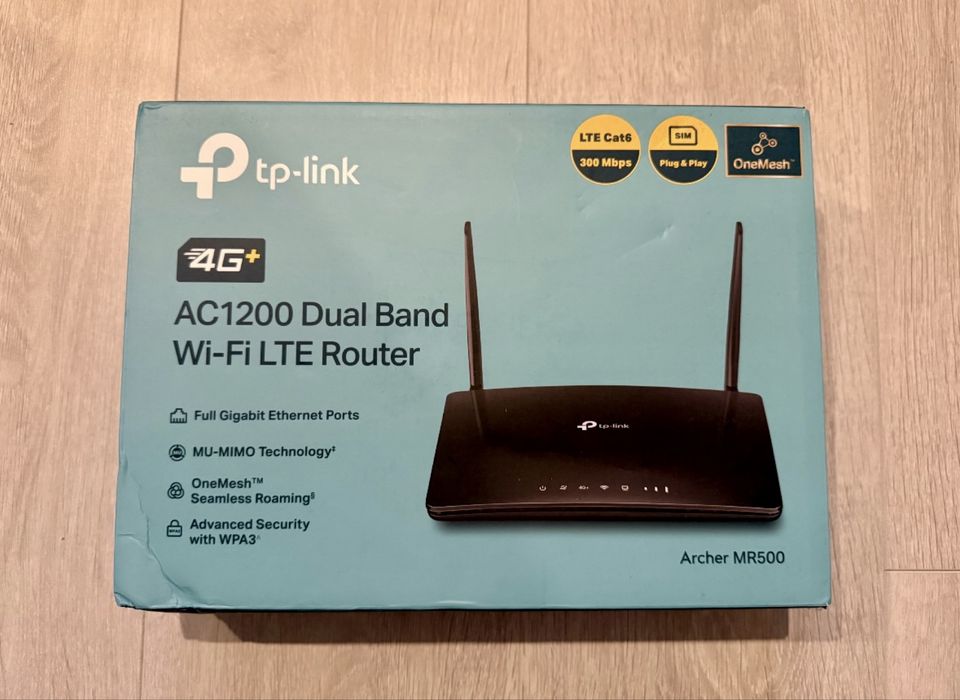 Router modem na karte sim LTE 4G+ TP-LINK Archer MR500 Nowe