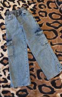 Джинси карго для дівчинки altun jeans, 140 см