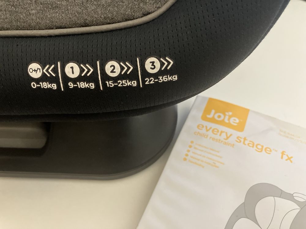 Cadeira auto Joie every stage fx ISOFIX