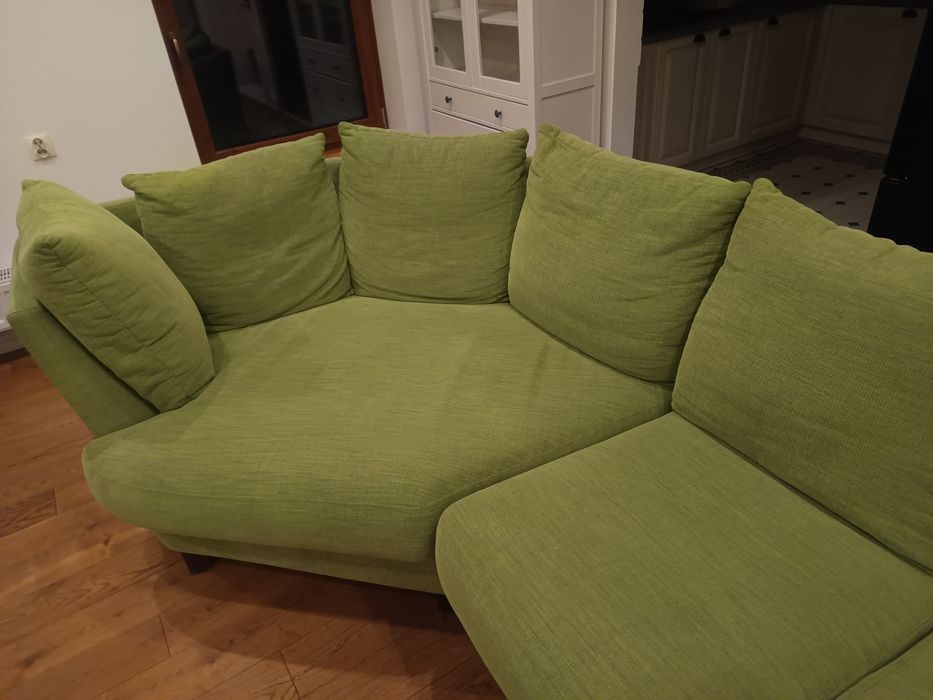 Zielony duży narożnik