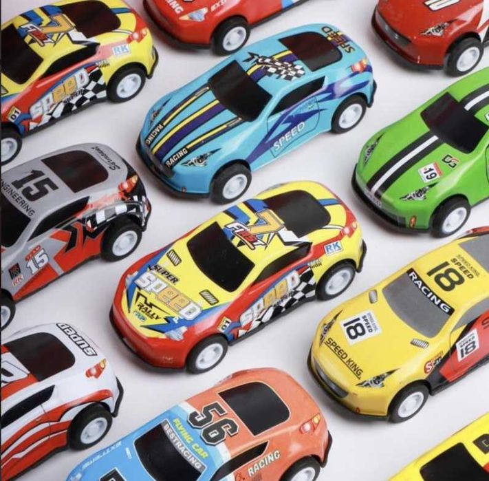 Набор детских гоночных машинок в контейнере 48 шт. Набір машинок 48 шт