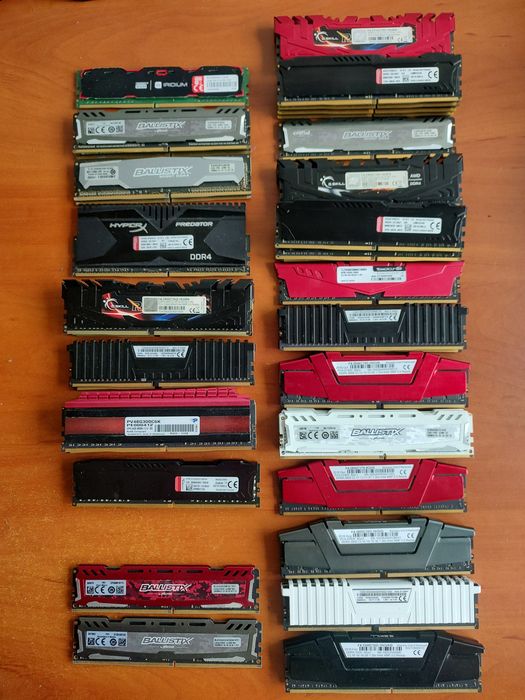 Ігрова оперативна пам'ять у радіаторах DDR3/4 2/4/8/16Gb 1333-3200MHz