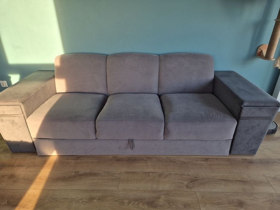 Kanapa szara używana szer 260