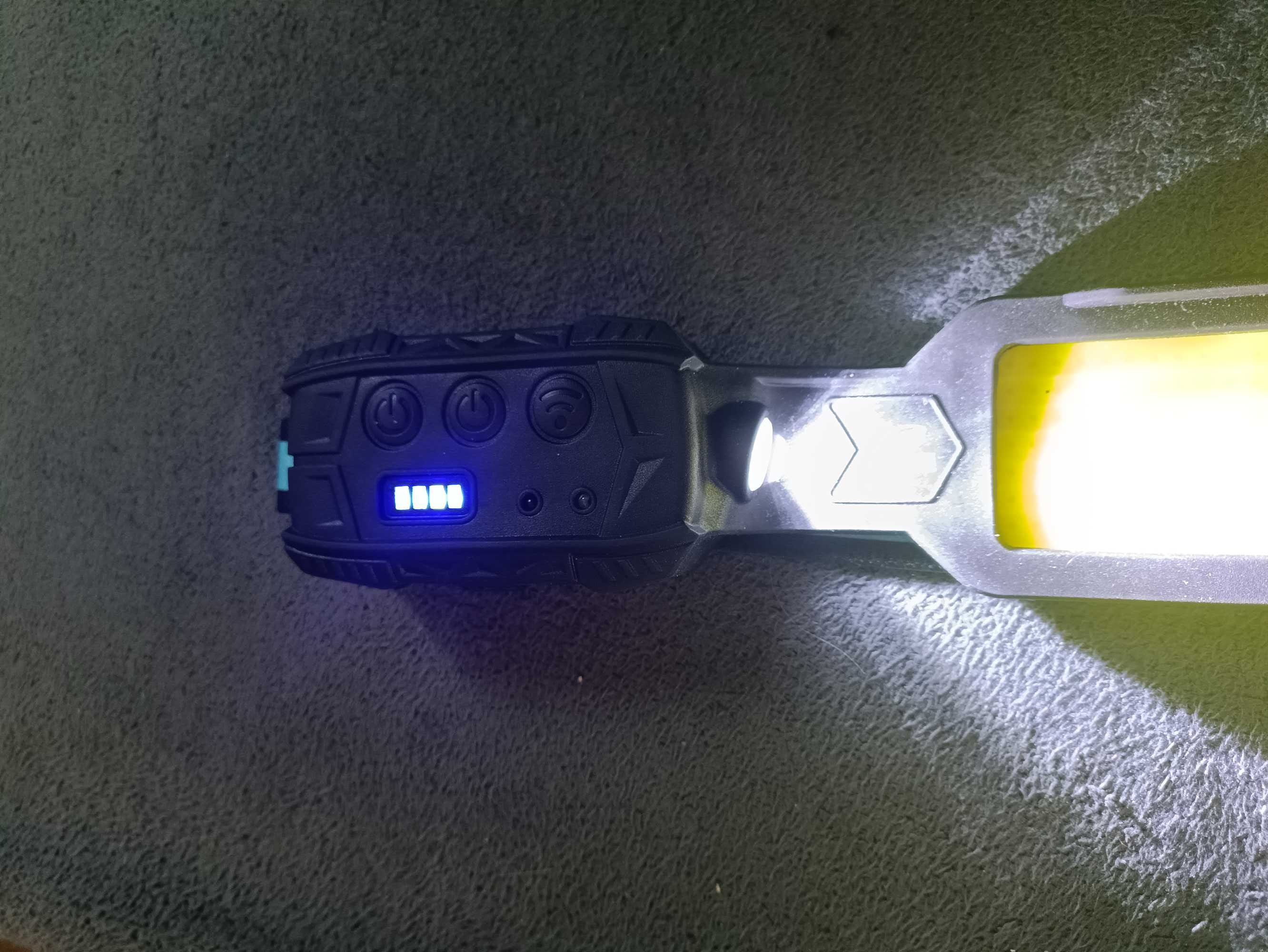 Lampa 7xLED latarka czołowa SMILING SHARK TD-0125 czujnik ruchu mocna