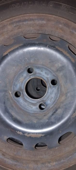 Koła, felgi stalowe, opony 165/70 r14 komplet 4 szt.