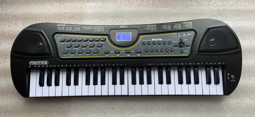 Keyboard elektroniczny Bontempi, z futerałem 49 klawiszy LCD WADA