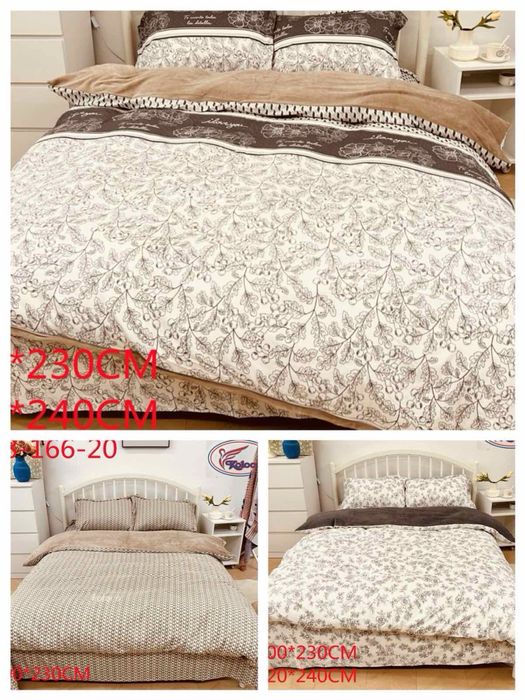 Постельное белье Фланель с велюром Koloco - Евро