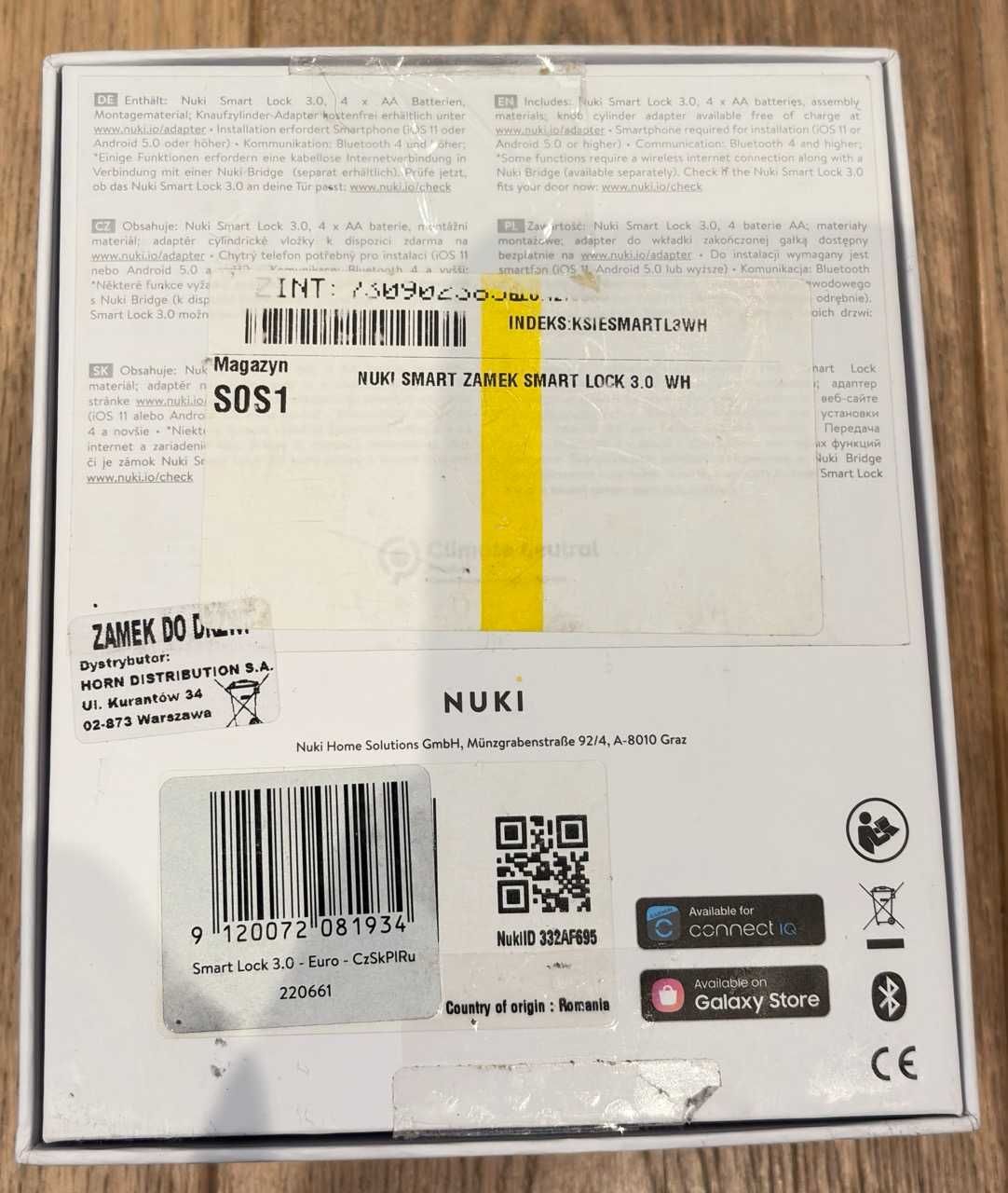 Zamek NUKI Smart Lock 3.0 Inteligentny zamek do drzwi