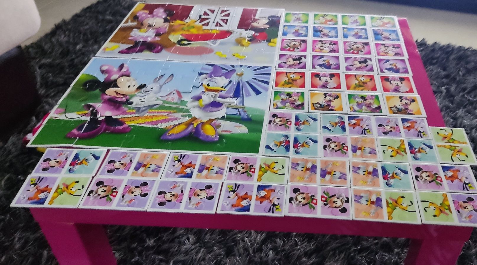 Puzzles, jogo memória e dominó