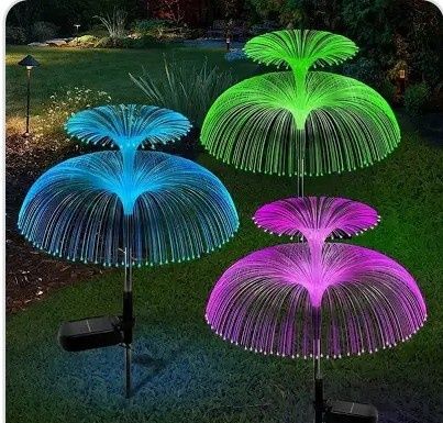Садовий ліхтар факел на сонячній батареї LED 52 см Solar flame led l