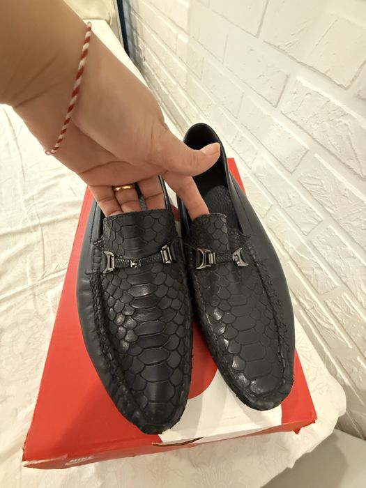 Мужское кожаное макасини