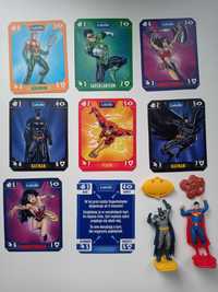 Batman Superman figurki Kinder + karty do gry Justice League Lubella